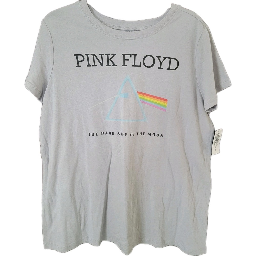 Torrid True Vintage Gray PINK FLOYD  Band Tee Top 0X Sz 12 Graphic Oversized NWT